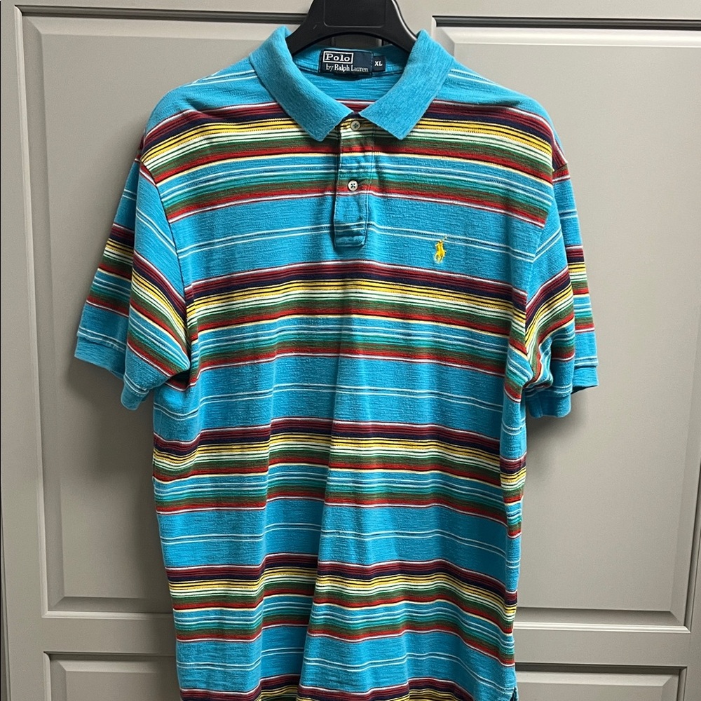 Polo by Ralph Lauren Men's Multicolor Striped Polo Shirt